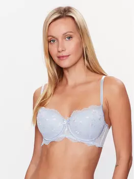 Бюстгальтер на косточках Hunkemller, синий
