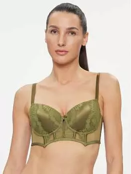 Бюстгальтер на косточках Hunkemller, зеленый