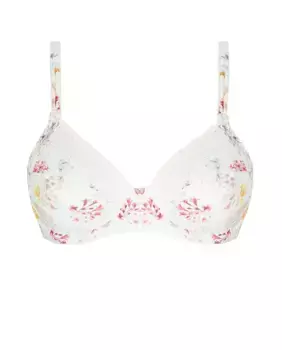 Бюстгальтер на косточках и на бретелях в цветочек Antigel, цвет Crudo