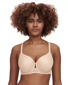 Бюстгальтер на косточках и на подкладке, кружево, Play line Chantelle, бежевый