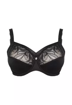 Бюстгальтер на косточках и вставка Carmen Ulla, черный