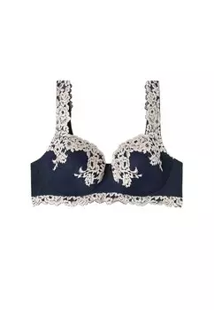 Бюстгальтер на косточках INTIMISSIMI Balconette Bra Pretty Flowers, темно-синий