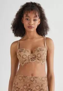 Бюстгальтер на косточках Intimissimi, коричневый