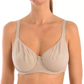 Бюстгальтер на косточках из натурального хлопка для модели алессандра Selene, бежевый