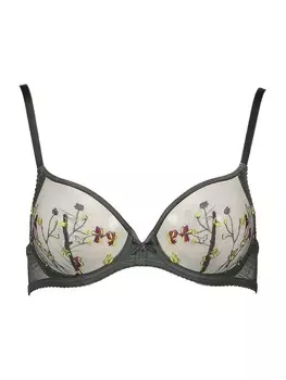 Бюстгальтер на косточках LASCANA, антрацит