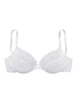 Бюстгальтер на косточках LASCANA, белый