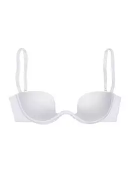 Бюстгальтер на косточках LASCANA, белый