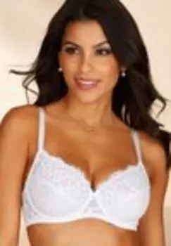 Бюстгальтер на косточках Lascana, белый