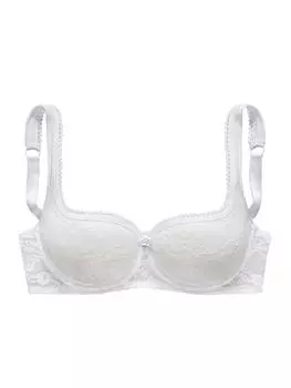 Бюстгальтер на косточках LASCANA, белый