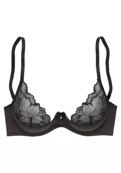 Бюстгальтер на косточках LASCANA Bralette Bra Banana bra, черный