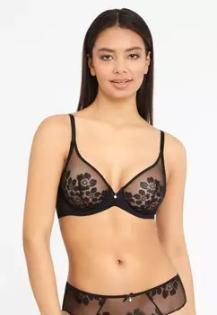 Бюстгальтер на косточках LASCANA, черный