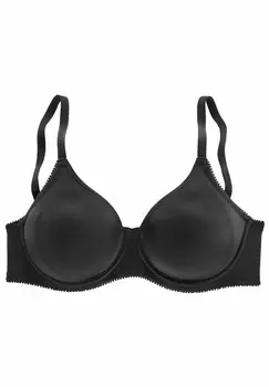 Бюстгальтер на косточках LASCANA, черный
