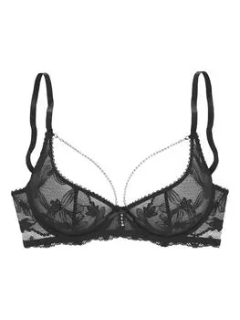 Бюстгальтер на косточках LASCANA, черный