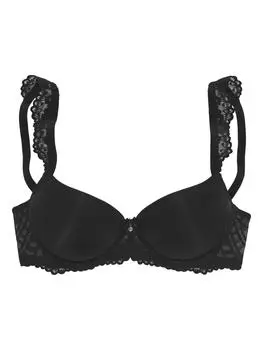 Бюстгальтер на косточках LASCANA, черный