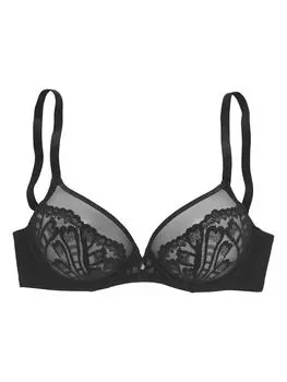 Бюстгальтер на косточках LASCANA, черный