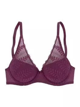 Бюстгальтер на косточках LASCANA, цвет sangria