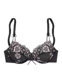 Бюстгальтер на косточках LASCANA, цвет schwarz/rose