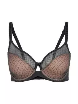 Бюстгальтер на косточках LASCANA, цвет schwarz/toffee