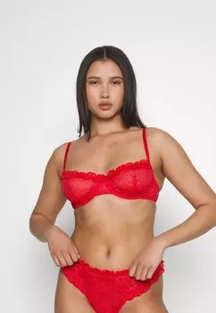 Бюстгальтер на косточках LASCANA, красный