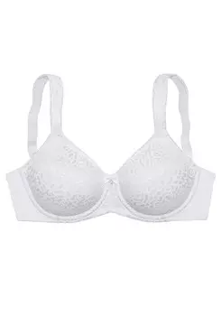 Бюстгальтер на косточках LASCANA Minimiser Bra, белый