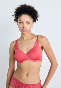 Бюстгальтер на косточках LASCANA MINIMIZER LASCANA, красный