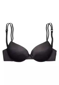 Бюстгальтер на косточках LASCANA Push-up Bra, черный