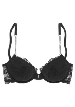 Бюстгальтер на косточках LASCANA Push-up Bra, черный