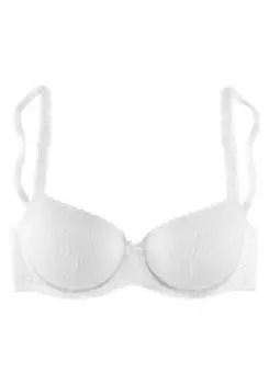 Бюстгальтер на косточках LASCANA T-shirt Bra, белый