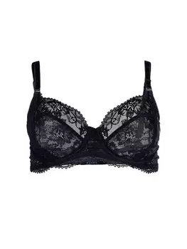 Бюстгальтер на косточках Lauren Ralph Lauren T-shirt Bra Lauren Lace, черный