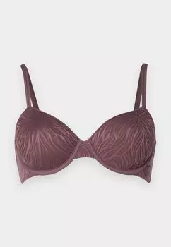 Бюстгальтер на косточках LIGHTLY LINED DEMI Calvin Klein Underwear, коричневый