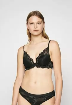Бюстгальтер на косточках Lindex, черный