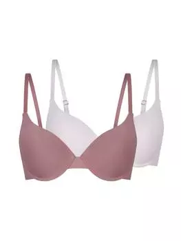 Бюстгальтер на косточках Linga Dore BH 2er-Pack T-shirt, цвет Mauve/Old rose