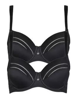 Бюстгальтер на косточках Lisca, черный