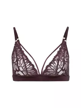 Бюстгальтер на косточках LSCN BY LASCANA Bralette, цвет aubergine