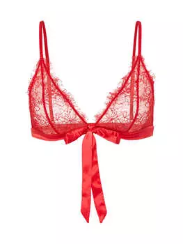 Бюстгальтер на косточках LSCN BY LASCANA, цвет cherry-red