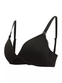 Бюстгальтер на косточках MAMALICIOUS T-shirt Bra, черный