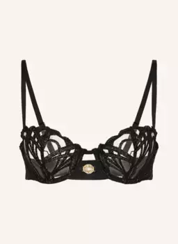 Бюстгальтер на косточках my desire из блестящей пряжи Aubade, черный