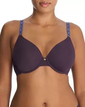 Бюстгальтер на косточках Natori Pure Luxe Custom Coverage Contour, цвет multi