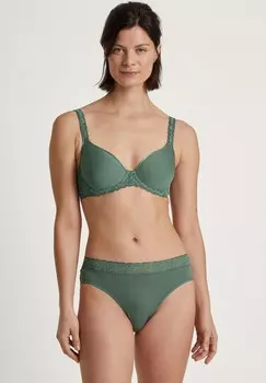 Бюстгальтер на косточках NATURAL COMFORT LACE SPACER Calida, темно-зеленый
