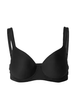 Бюстгальтер на косточках NATURANA T-shirt Bra, черный
