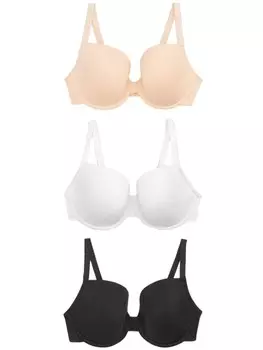 Бюстгальтер на косточках Next T-shirt Bra, цвет beige/black/white