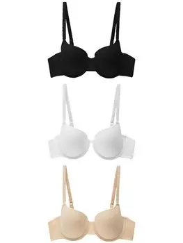 Бюстгальтер на косточках Next T-shirt Bra, цвет beige/black/white