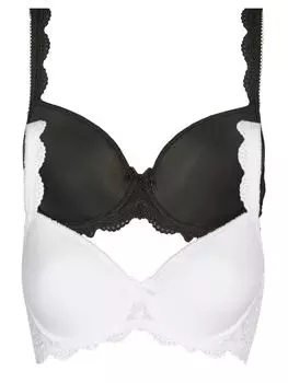 Бюстгальтер на косточках Nina von C., цвет weiss schwarz