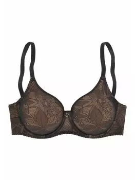 Бюстгальтер на косточках nuance, цвет schwarz/nougat