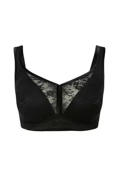 Бюстгальтер на косточках PANEL-FREE MINIMIZER Ulla Popken, черный