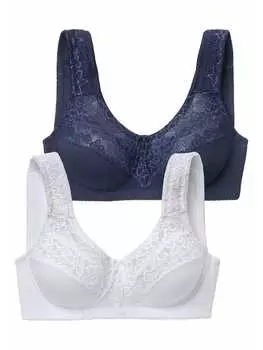 Бюстгальтер на косточках PETITE FLEUR, цвет blau+wei