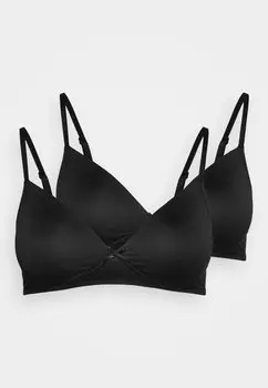 Бюстгальтер на косточках Plain 2 Pack Marks & Spencer, черный