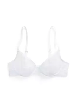 Бюстгальтер на косточках Polo Ralph Lauren Balconette Bra UNLINED DEMI BRA, белый