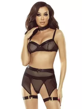 Бюстгальтер на косточках Provocative, черный