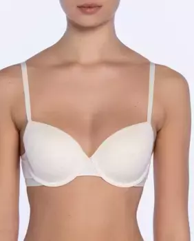 Бюстгальтер на косточках с хлопковой подкладкой Punto Blanco, бежевый